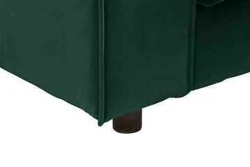 Cloudia Hörnsoffa Large Sammet - Grön - Möbler - Soffa - Hörnsoffa