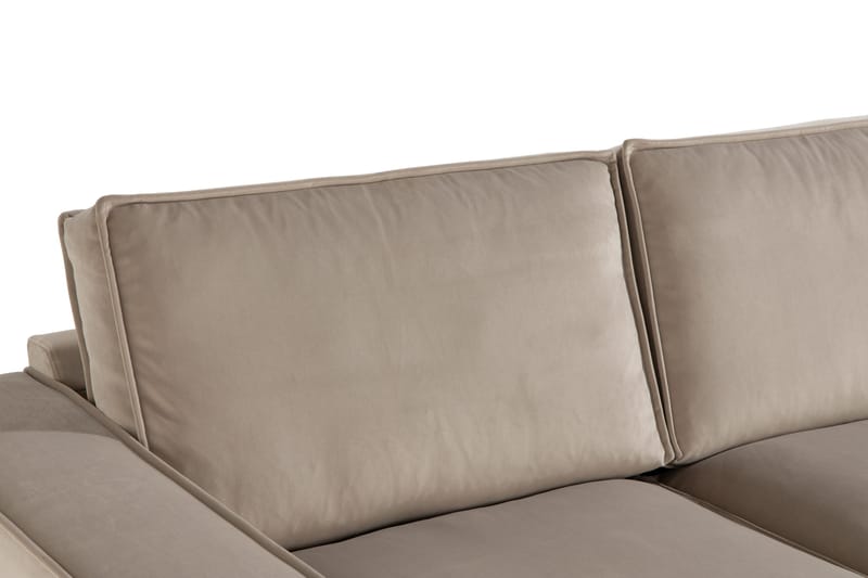 Cloudia Hörnsoffa Sammet - Beige - Möbler - Soffa - Hörnsoffa