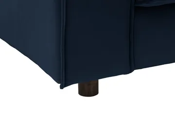 Cloudia Hörnsoffa Sammet - Blå - Möbler - Soffa - Hörnsoffa