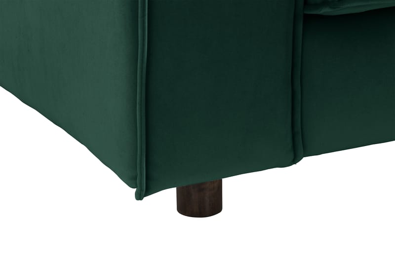 Cloudia Hörnsoffa Sammet - Grön - Möbler - Soffa - Hörnsoffa