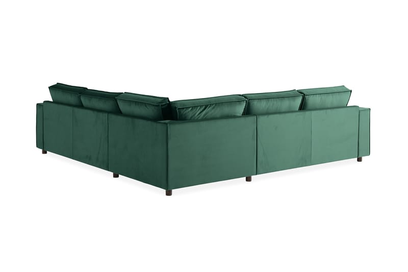 Cloudia Hörnsoffa Sammet - Grön - Möbler - Soffa - Hörnsoffa