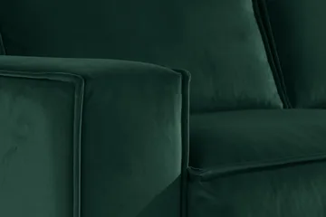 Cloudia Hörnsoffa Sammet - Grön - Möbler - Soffa - Hörnsoffa