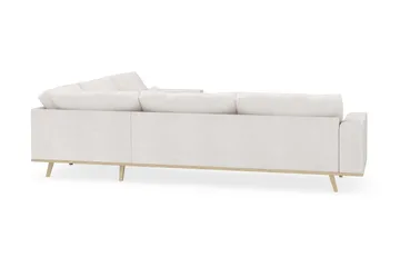 Copenhagen 6-sits L-formad Hörnsoffa i Bouclé - Vit - Möbler - Soffa - Hörnsoffa