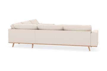 Copenhagen 6-sits L-formad Hörnsoffa i Manchester - Beige - Möbler - Soffa - Hörnsoffa