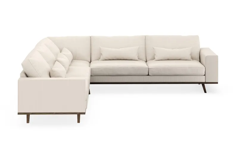 Copenhagen 6-sits L-formad Hörnsoffa i Manchester - Beige - Möbler - Soffa - Hörnsoffa