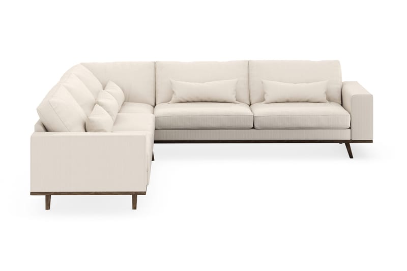 Copenhagen 6-sits L-formad Hörnsoffa i Manchester - Beige - Möbler - Soffa - Hörnsoffa