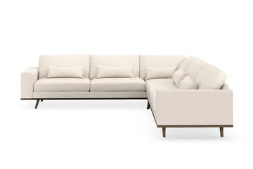 Copenhagen 6-sits L-formad Hörnsoffa i Manchester - Beige - Möbler - Soffa - Hörnsoffa