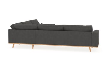 Copenhagen 6-sits L-formad Hörnsoffa i Manchester - Mörkgrå - Möbler - Soffa - Hörnsoffa