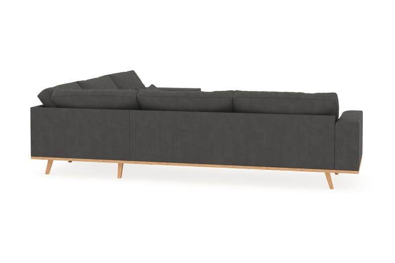 Copenhagen 6-sits L-formad Hörnsoffa i Manchester - Mörkgrå - Möbler - Soffa - Hörnsoffa