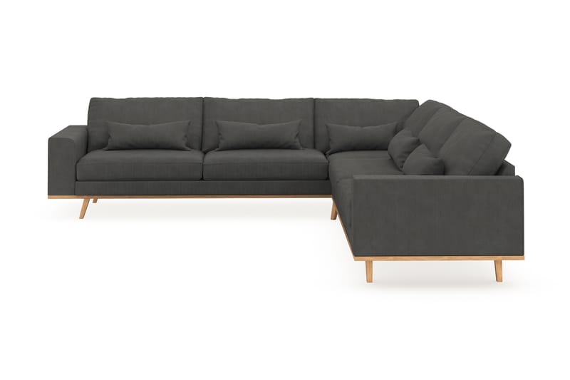 Copenhagen 6-sits L-formad Hörnsoffa i Manchester - Mörkgrå - Möbler - Soffa - Hörnsoffa