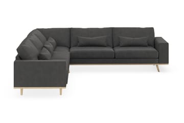 Copenhagen 6-sits L-formad Hörnsoffa i Manchester - Mörkgrå - Möbler - Soffa - Hörnsoffa