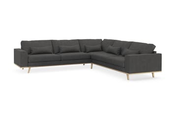 Copenhagen 6-sits L-formad Hörnsoffa i Manchester - Mörkgrå - Möbler - Soffa - Hörnsoffa