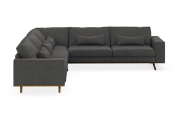 Copenhagen 6-sits L-formad Hörnsoffa i Manchester - Mörkgrå - Möbler - Soffa - Hörnsoffa