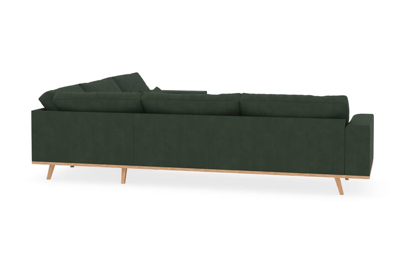 Copenhagen 6-sits L-formad Hörnsoffa i Manchester - Mörkgrön - Möbler - Soffa - Hörnsoffa