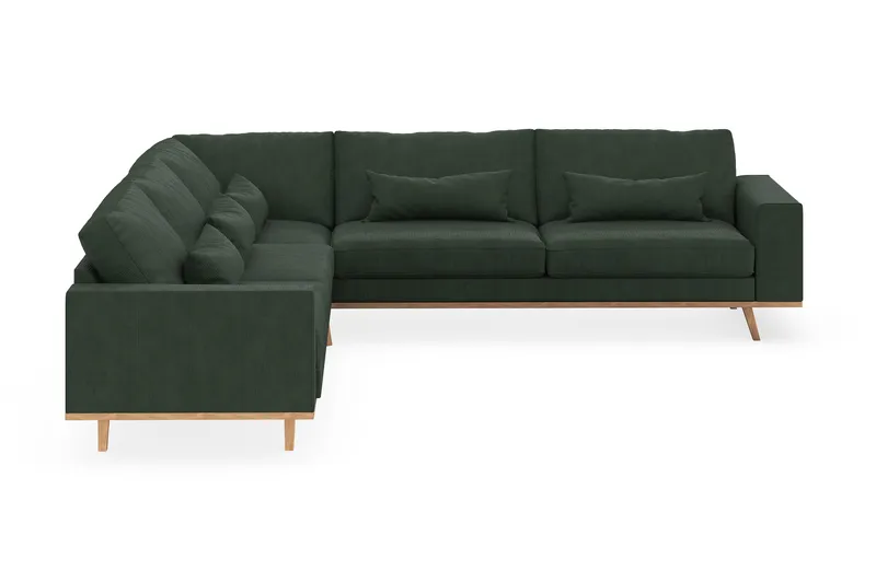 Copenhagen 6-sits L-formad Hörnsoffa i Manchester - Mörkgrön - Möbler - Soffa - Hörnsoffa