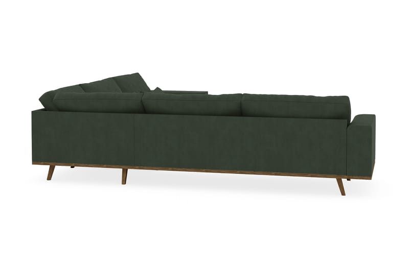 Copenhagen 6-sits L-formad Hörnsoffa i Manchester - Mörkgrön - Möbler - Soffa - Hörnsoffa