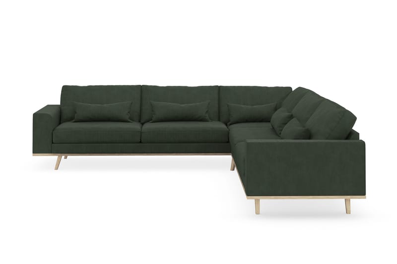 Copenhagen 6-sits L-formad Hörnsoffa i Manchester - Mörkgrön - Möbler - Soffa - Hörnsoffa