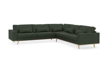 Copenhagen 6-sits L-formad Hörnsoffa i Manchester - Mörkgrön - Möbler - Soffa - Hörnsoffa