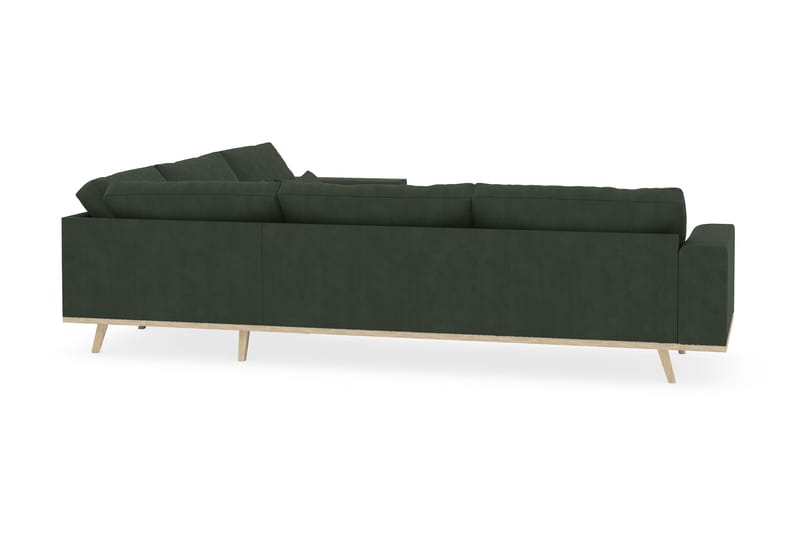 Copenhagen 6-sits L-formad Hörnsoffa i Manchester - Mörkgrön - Möbler - Soffa - Hörnsoffa