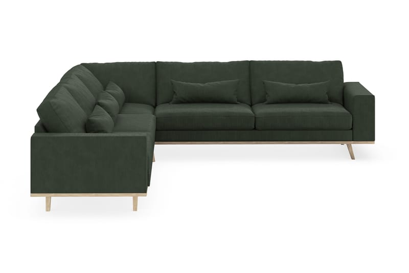 Copenhagen 6-sits L-formad Hörnsoffa i Manchester - Mörkgrön - Möbler - Soffa - Hörnsoffa