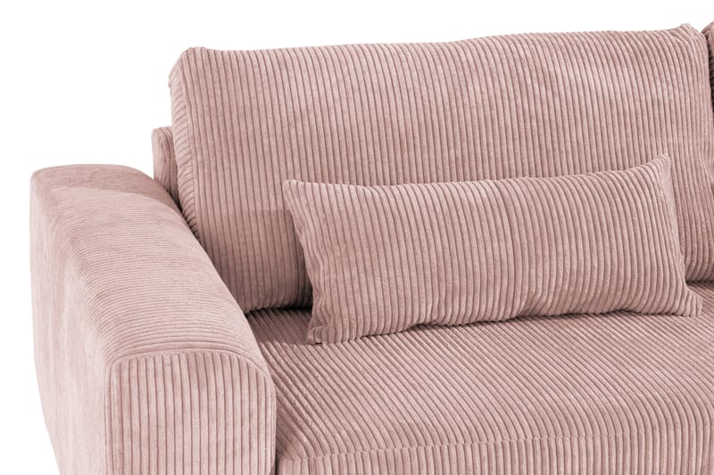 Copenhagen 6-sits L-formad Hörnsoffa i Manchester - Rosa - Möbler - Soffa - Hörnsoffa
