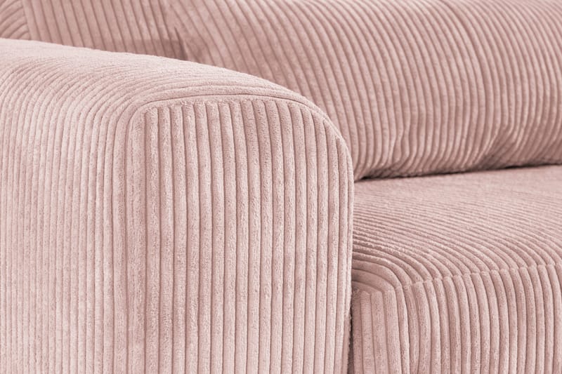 Copenhagen 6-sits L-formad Hörnsoffa i Manchester - Rosa - Möbler - Soffa - Hörnsoffa