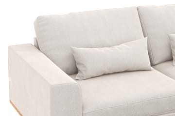 Copenhagen 6-sits L-formad Hörnsoffa i Sammet - Krämvit - Möbler - Soffa - Hörnsoffa