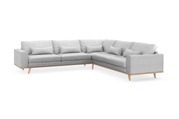 Copenhagen 6-sits L-formad Hörnsoffa i Tyg - Ljusgrå - Möbler - Soffa - Hörnsoffa