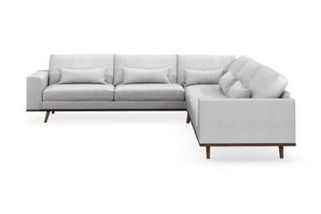 Copenhagen 6-sits L-formad Hörnsoffa i Tyg - Ljusgrå - Möbler - Soffa - Hörnsoffa