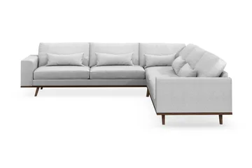 Copenhagen 6-sits L-formad Hörnsoffa i Tyg - Ljusgrå - Möbler - Soffa - Hörnsoffa