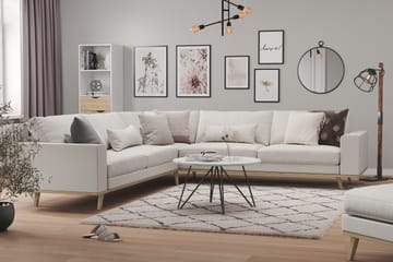 Copenhagen 6-sits L-formad Hörnsoffa i Tyg - Ljusgrå - Möbler - Soffa - Hörnsoffa