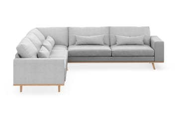 Copenhagen 6-sits L-formad Hörnsoffa i Tyg - Ljusgrå - Möbler - Soffa - Hörnsoffa
