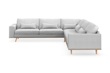 Copenhagen 6-sits L-formad Hörnsoffa i Tyg - Ljusgrå - Möbler - Soffa - Hörnsoffa