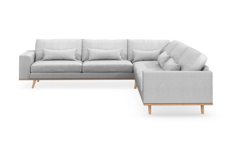 Copenhagen 6-sits L-formad Hörnsoffa i Tyg - Ljusgrå - Möbler - Soffa - Hörnsoffa