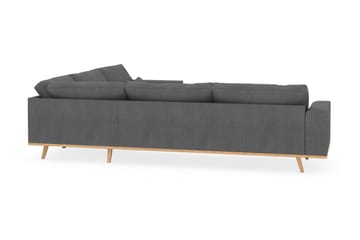 Copenhagen 6-sits L-formad Hörnsoffa i Tyg - Mörkgrå - Möbler - Soffa - Hörnsoffa