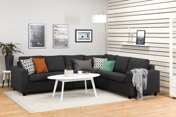 Crazy 5-sits Vändbar L-formad Large Hörnsoffa i Tyg - Antracit - Möbler - Soffa - Hörnsoffa