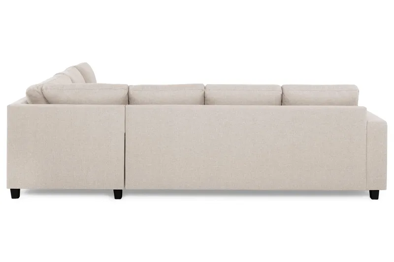 Crazy 5-sits Vändbar L-formad Large Hörnsoffa i Tyg - Beige - Möbler - Soffa - Hörnsoffa