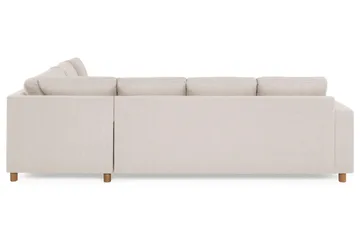 Crazy 5-sits Vändbar L-formad Large Hörnsoffa i Tyg - Beige - Möbler - Soffa - Hörnsoffa