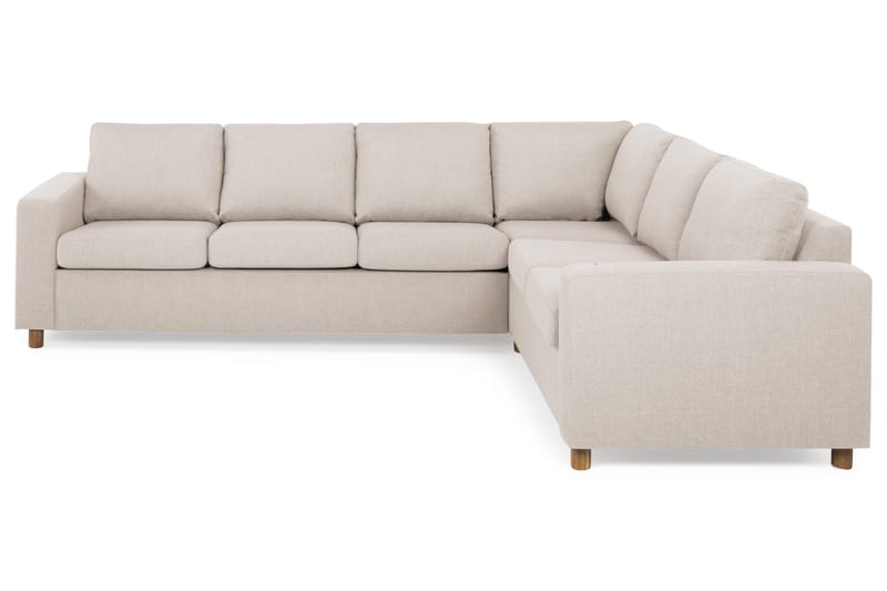 Crazy 5-sits Vändbar L-formad Large Hörnsoffa i Tyg - Beige - Möbler - Soffa - Hörnsoffa