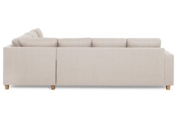Crazy 5-sits Vändbar L-formad Large Hörnsoffa i Tyg - Beige - Möbler - Soffa - Hörnsoffa