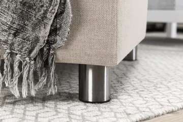 Crazy 5-sits Vändbar L-formad Large Hörnsoffa i Tyg - Beige - Möbler - Soffa - Hörnsoffa