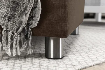 Crazy 5-sits Vändbar L-formad Large Hörnsoffa i Tyg - Brun - Möbler - Soffa - Hörnsoffa