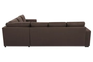 Crazy 5-sits Vändbar L-formad Large Hörnsoffa i Tyg - Brun - Möbler - Soffa - Hörnsoffa