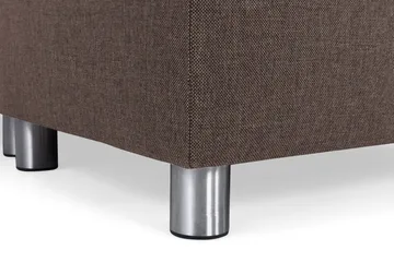 Crazy 5-sits Vändbar L-formad Large Hörnsoffa i Tyg - Brun - Möbler - Soffa - Hörnsoffa