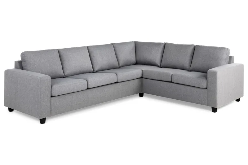 Crazy 5-sits Vändbar L-formad Large Hörnsoffa i Tyg - Grå - Möbler - Soffa - Hörnsoffa
