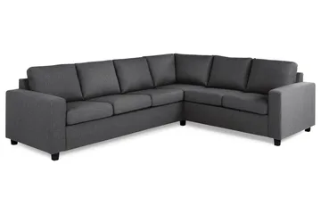 Crazy 5-sits Vändbar L-formad Large Hörnsoffa i Tyg - Mörkgrå - Möbler - Soffa - Hörnsoffa