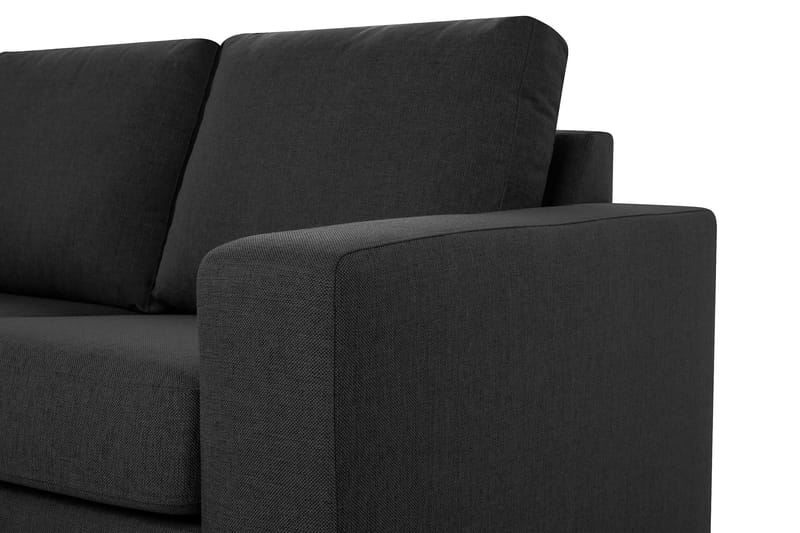 Crazy 5-sits Vänstervänd U-formad Hörnsoffa med divan i Tyg - Antracit - Möbler - Soffa - Hörnsoffa - Hörnsoffa med divan