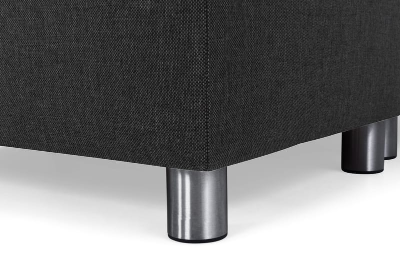 Crazy 5-sits Vänstervänd U-formad Hörnsoffa med divan i Tyg - Antracit - Möbler - Soffa - Hörnsoffa - Hörnsoffa med divan