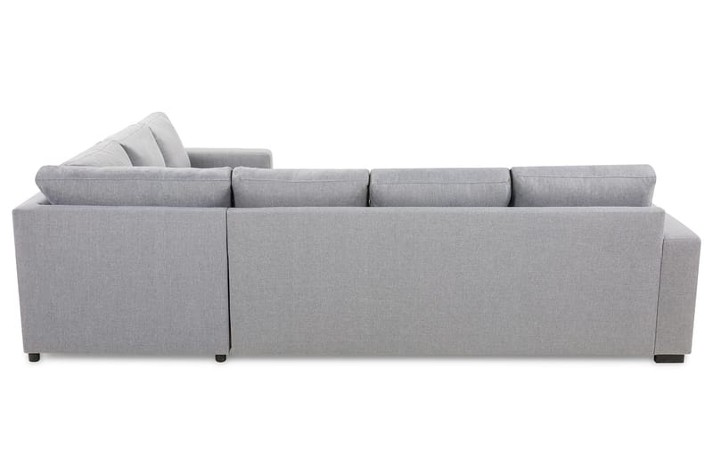 Crazy 5-sits Vänstervänd U-formad Hörnsoffa med divan i Tyg - Grå - Möbler - Soffa - Hörnsoffa