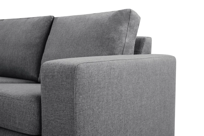 Crazy 5-sits Vänstervänd U-formad Hörnsoffa med divan i Tyg - Mörkgrå - Möbler - Soffa - Hörnsoffa - Hörnsoffa med divan